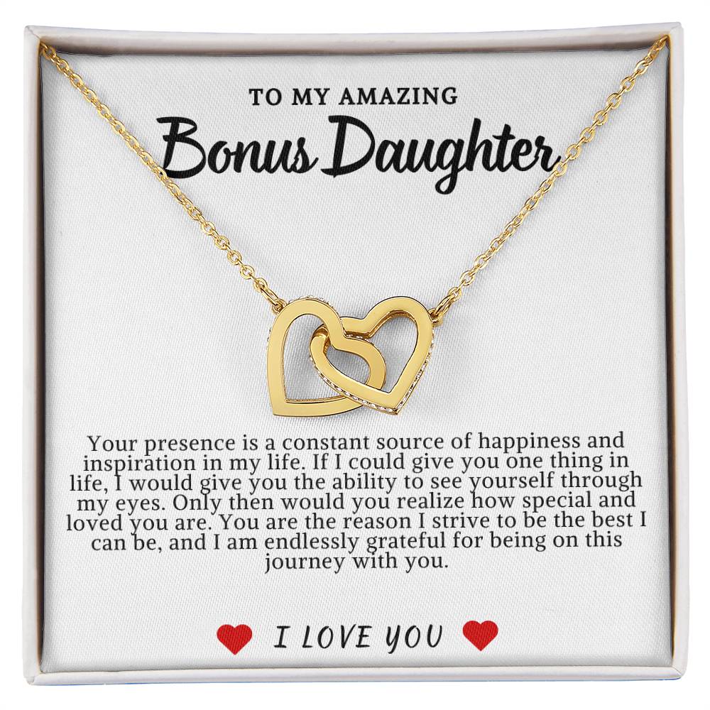 Bonus Daughter Hearts Necklace