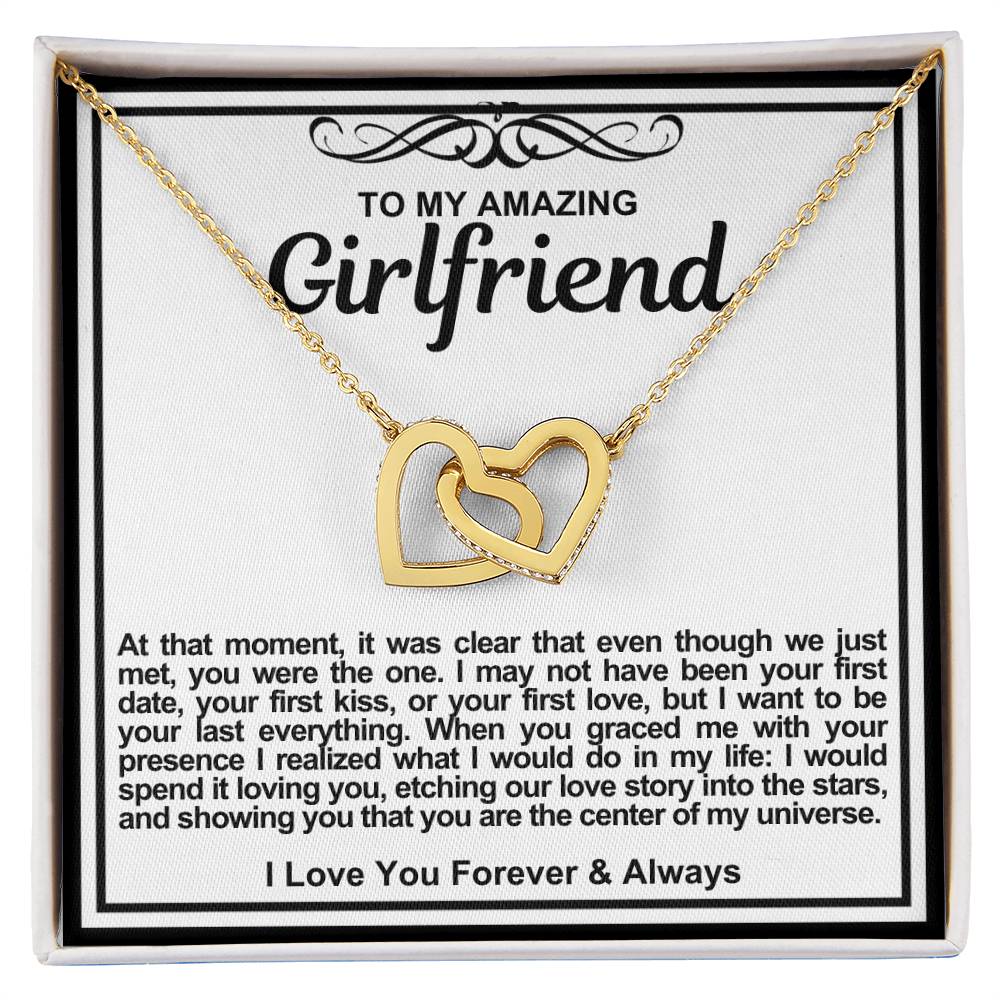 Girlfriend Double Hearts Necklace