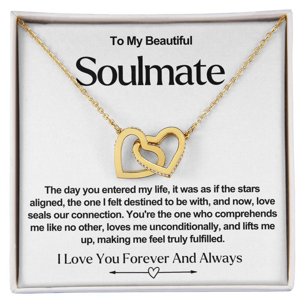 Soulmate Interlocking Hearts Necklace