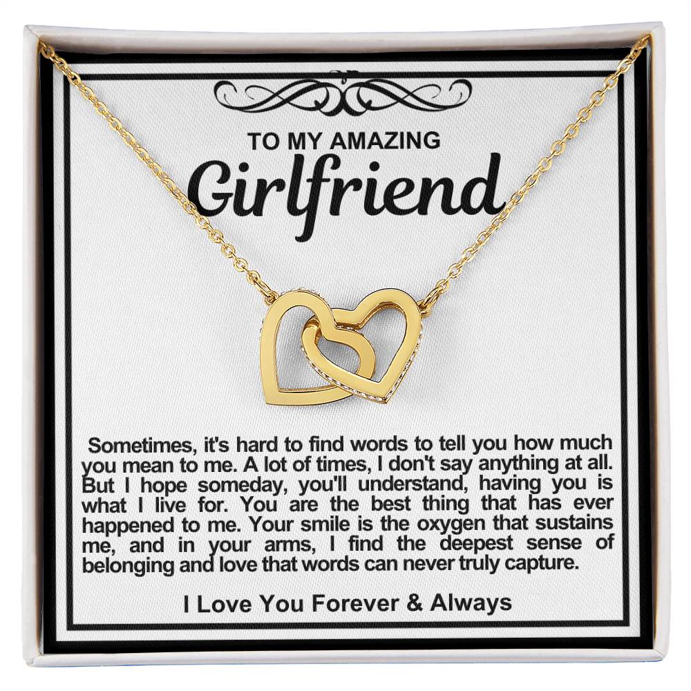 Girlfriend Double Hearts Necklace