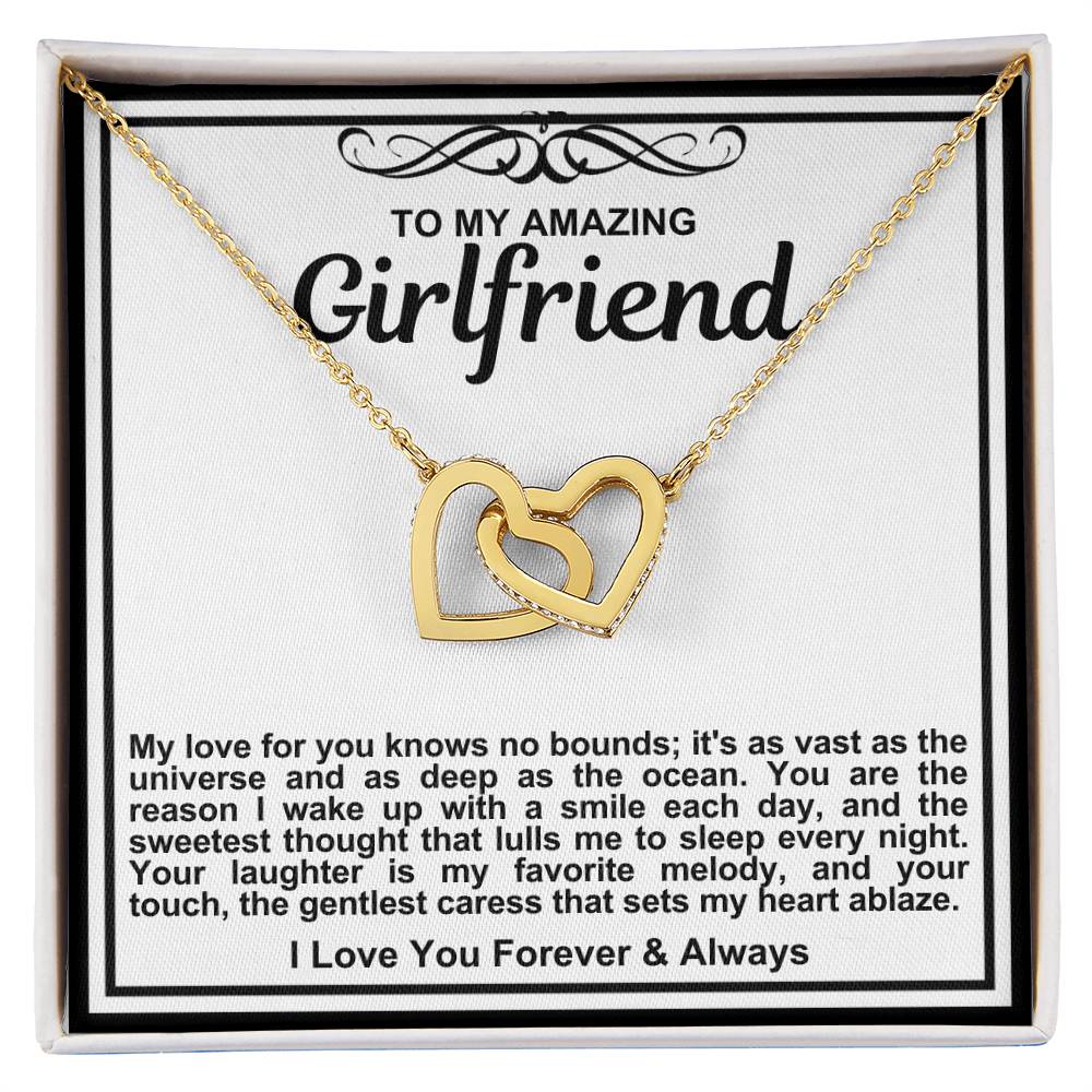 Girlfriend Double Hearts Necklace