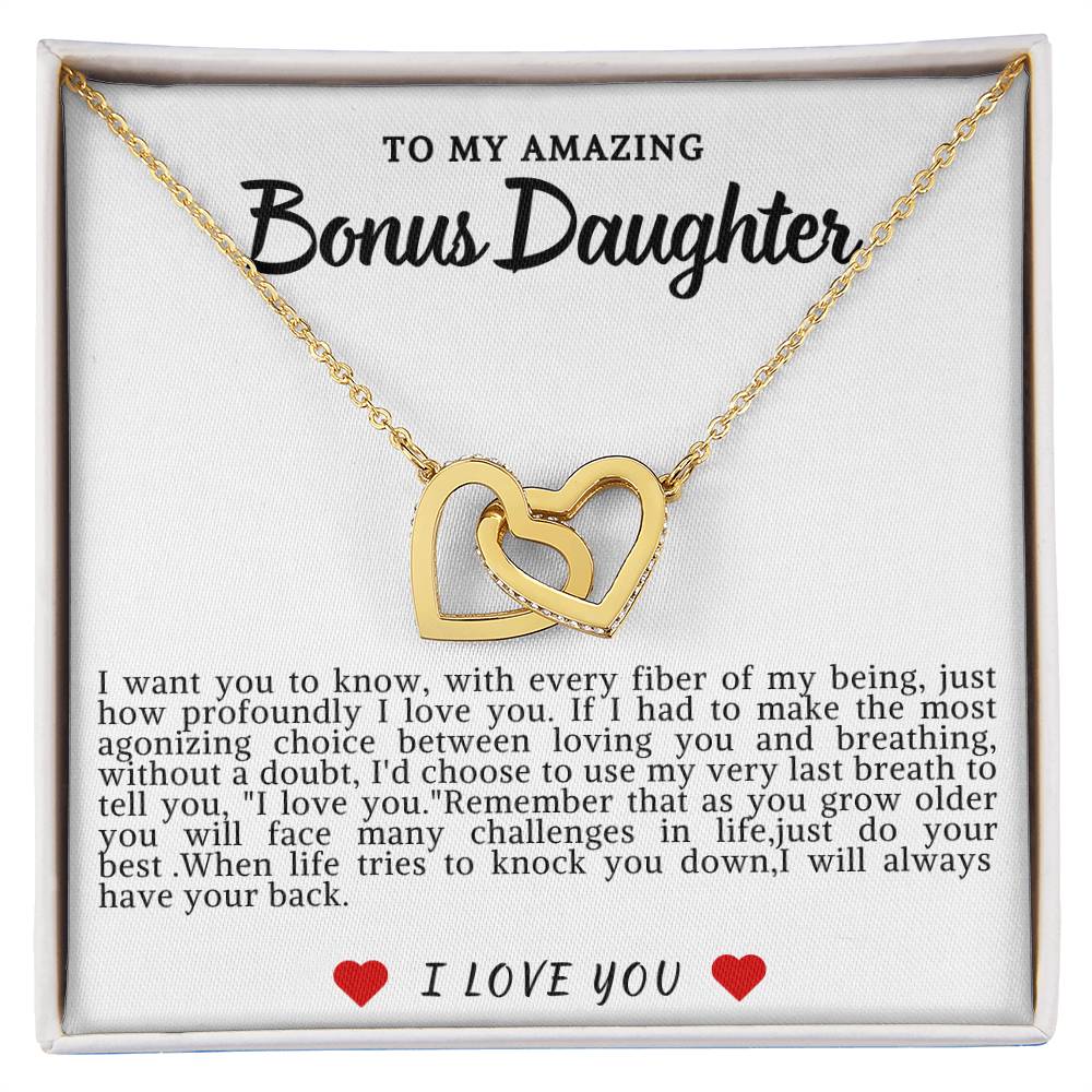 Bonus Daughter Hearts Necklace