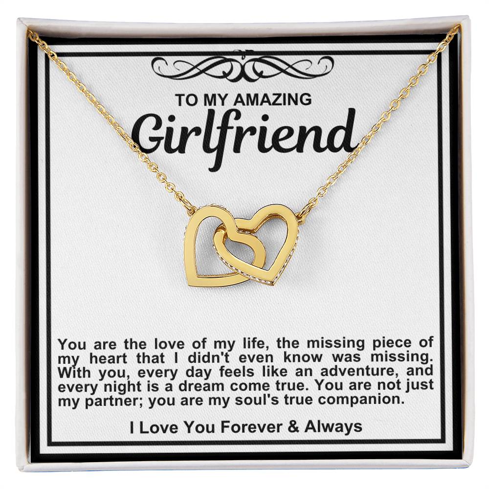 Girlfriend Double Hearts Necklace