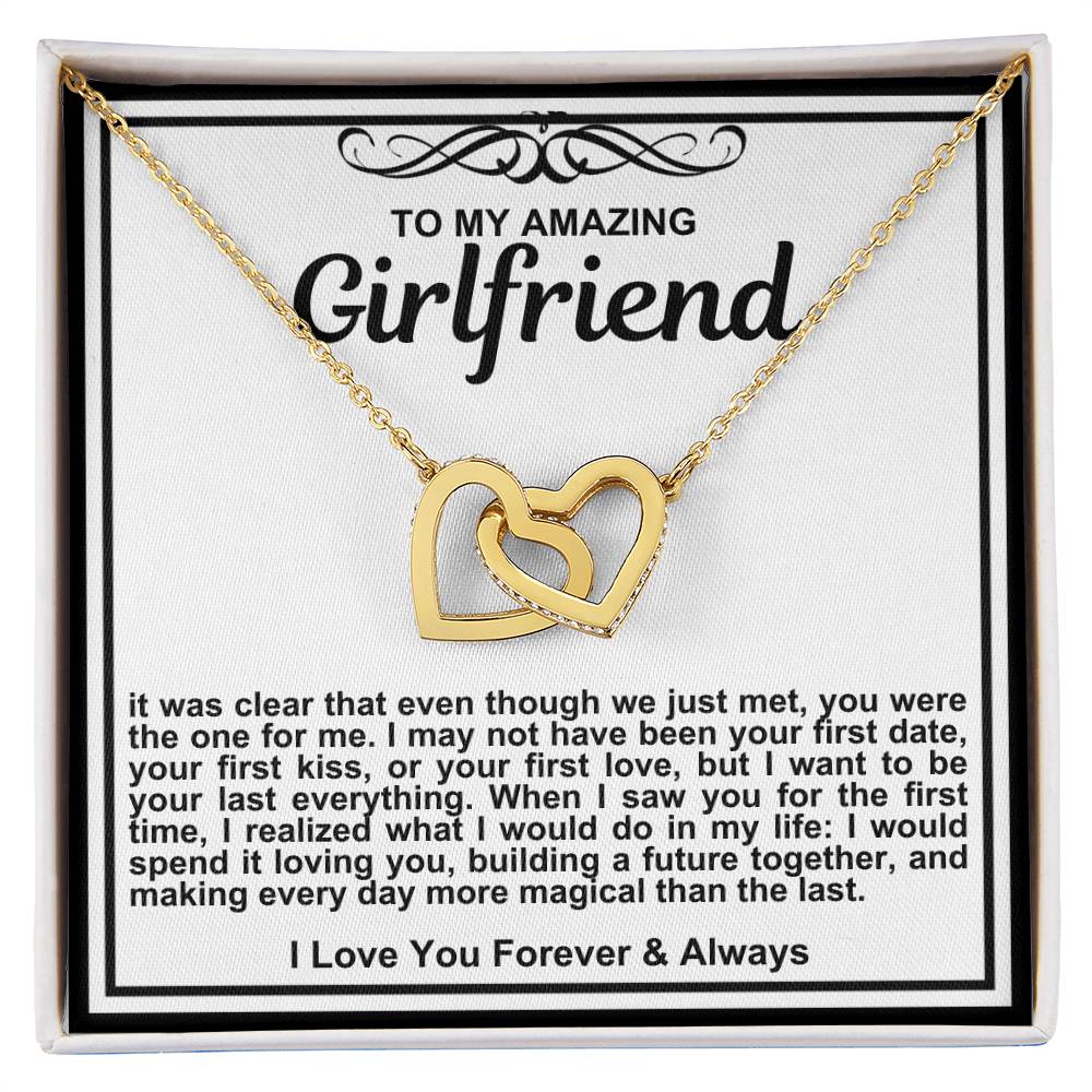 Girlfriend Double Hearts Necklace