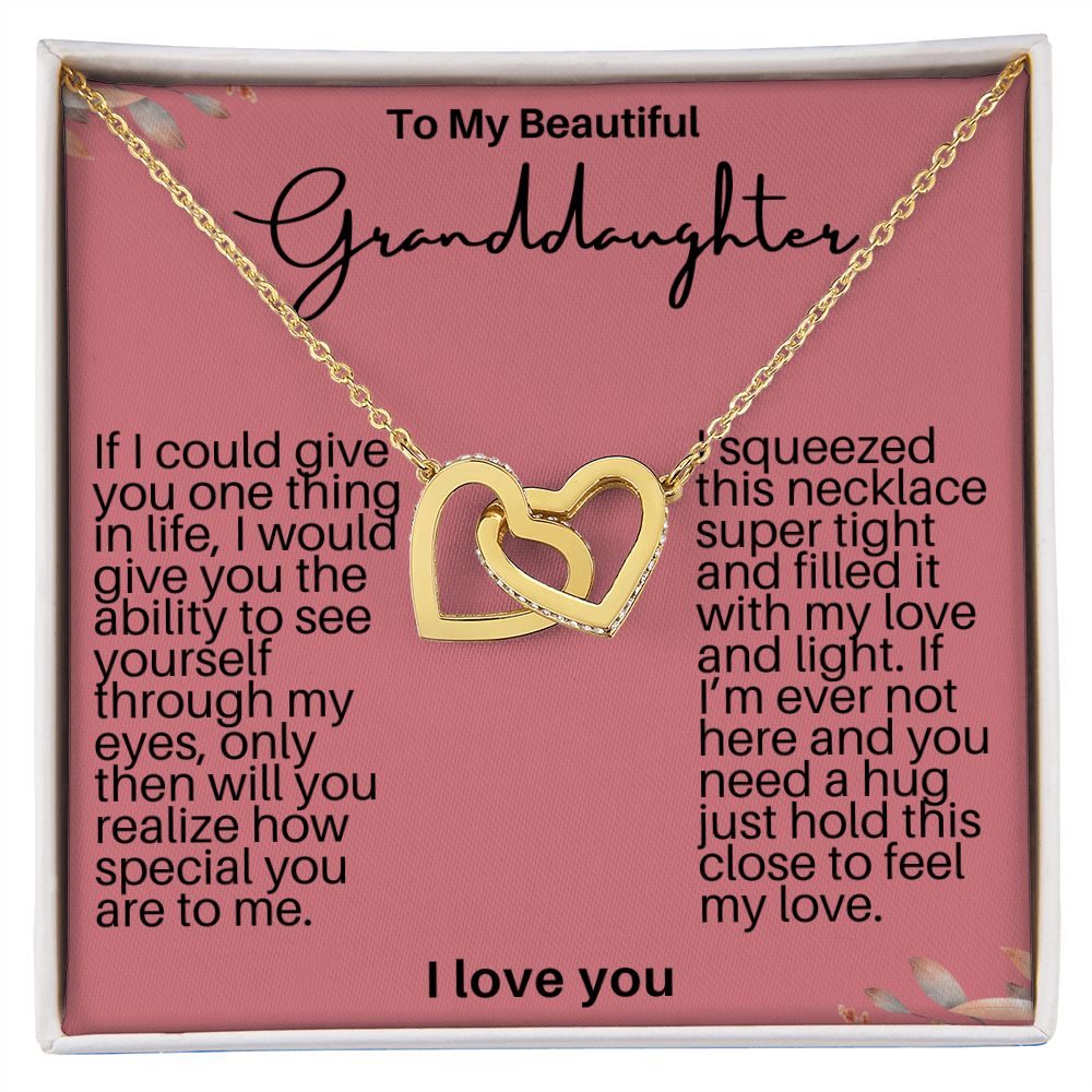 Granddaughter Hearts Necklace