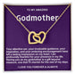 Godmother Interlocking Hearts Necklace