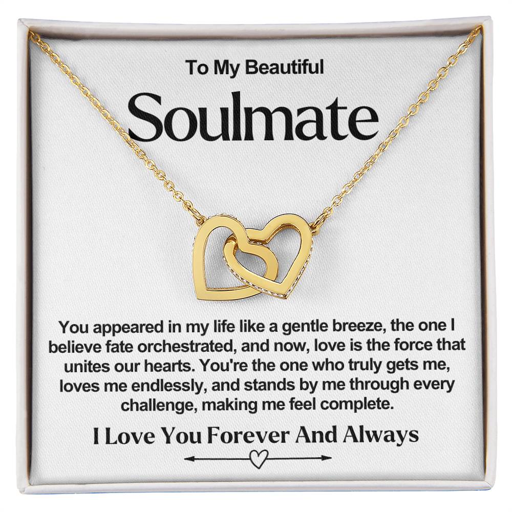 Soulmate Interlocking Hearts Necklace