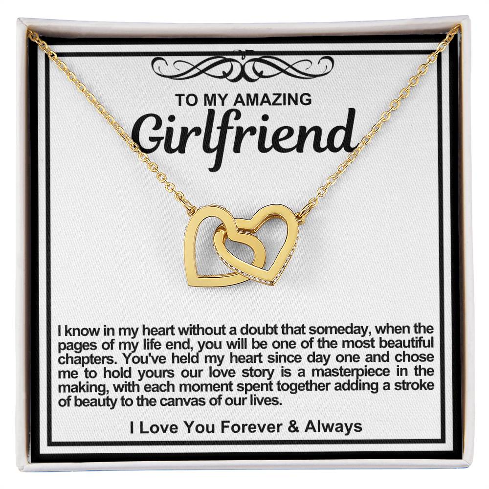 Girlfriend Double Hearts Necklace