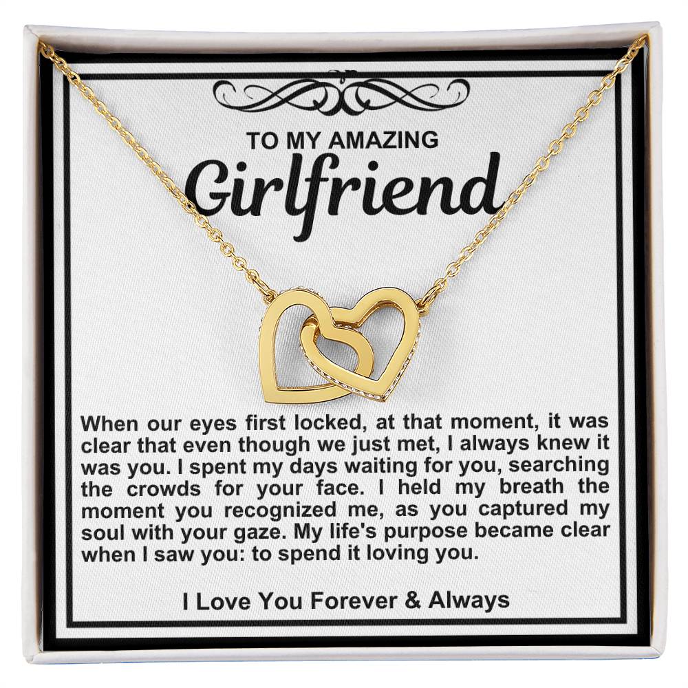 Girlfriend Double Hearts Necklace