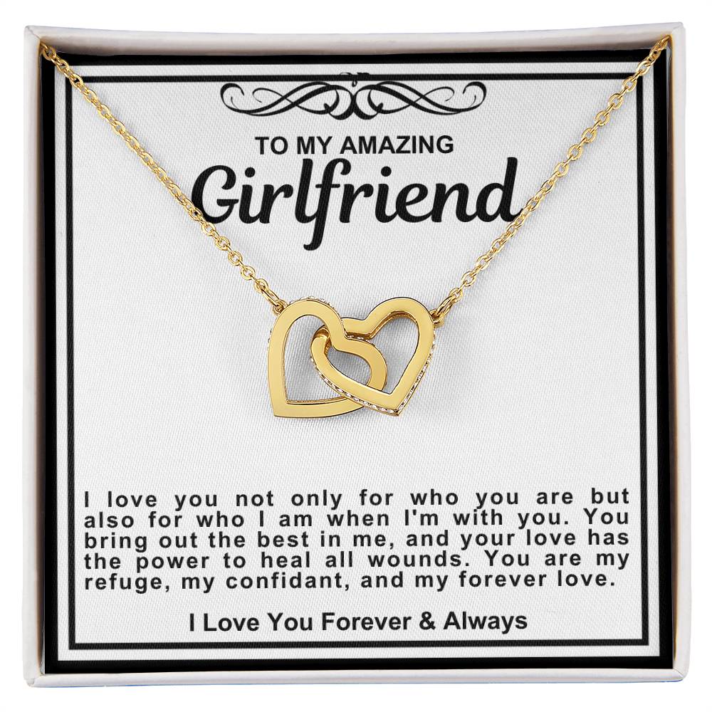 Girlfriend Double Hearts Necklace