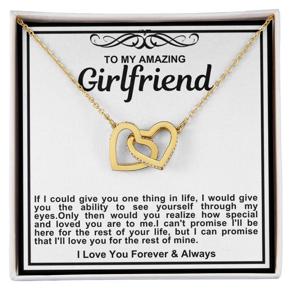 Girlfriend Double Hearts Necklace