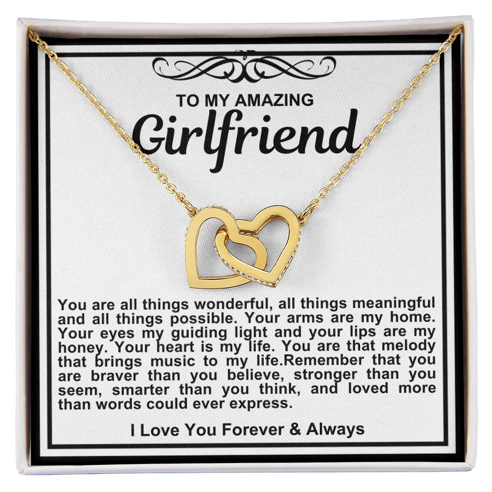 Girlfriend Double Hearts Necklace