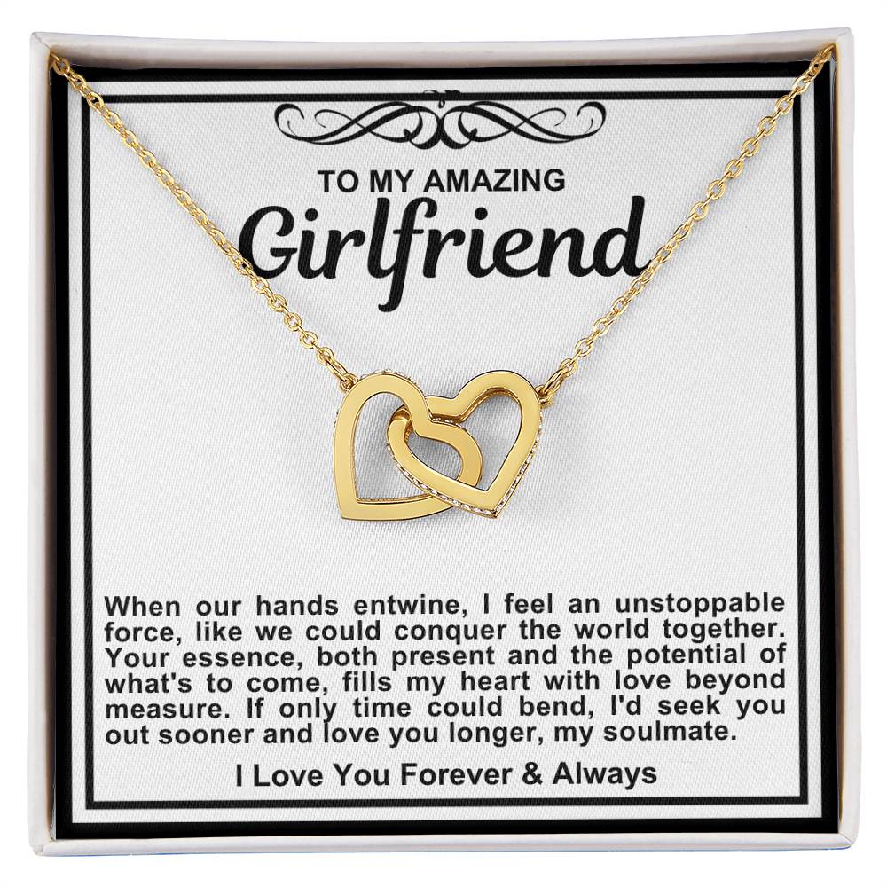 Girlfriend Double Hearts Necklace