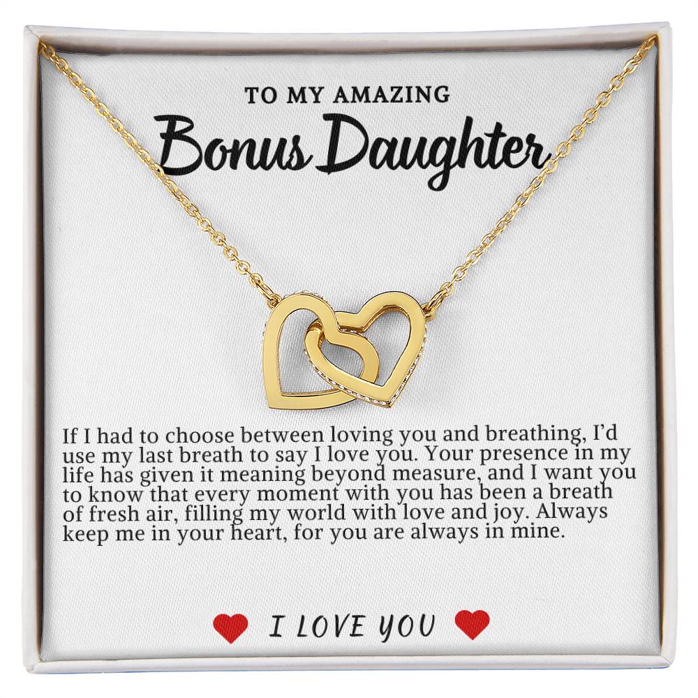 Bonus Daughter Hearts Necklace