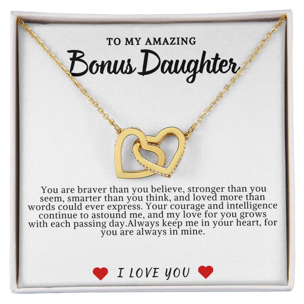 Bonus Daughter Hearts Necklace