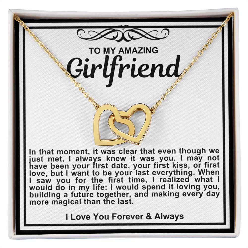 Girlfriend Double Hearts Necklace