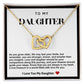 Daughter Interlocking Hearts Necklace