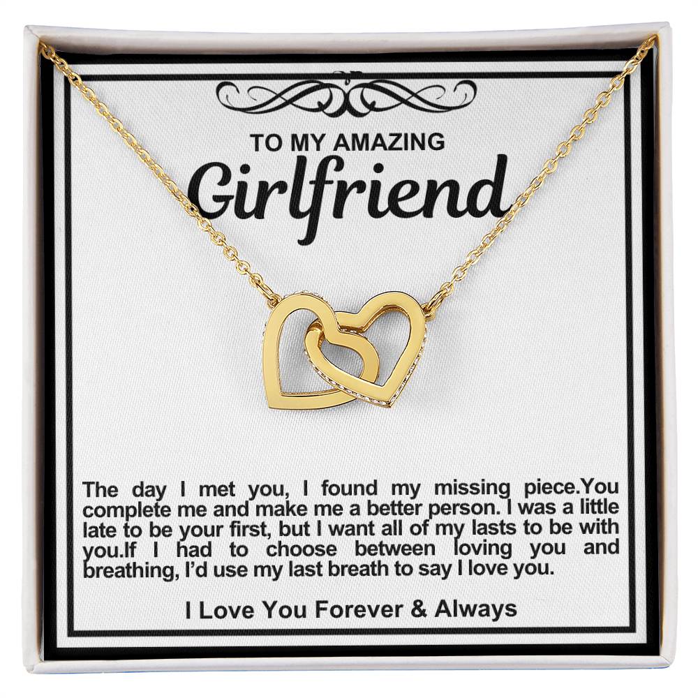 Girlfriend Double Hearts Necklace