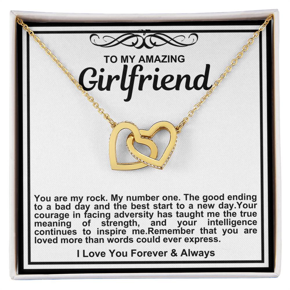 Girlfriend Double Hearts Necklace