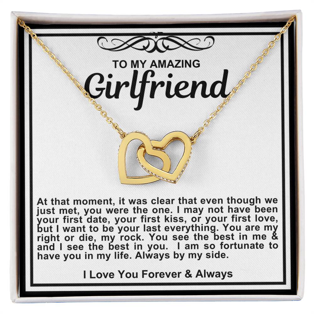 Girlfriend Double Hearts Necklace