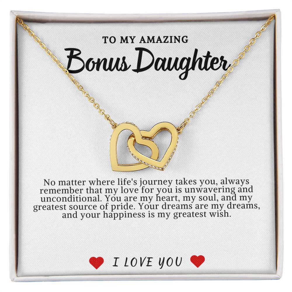 Bonus Daughter Hearts Necklace