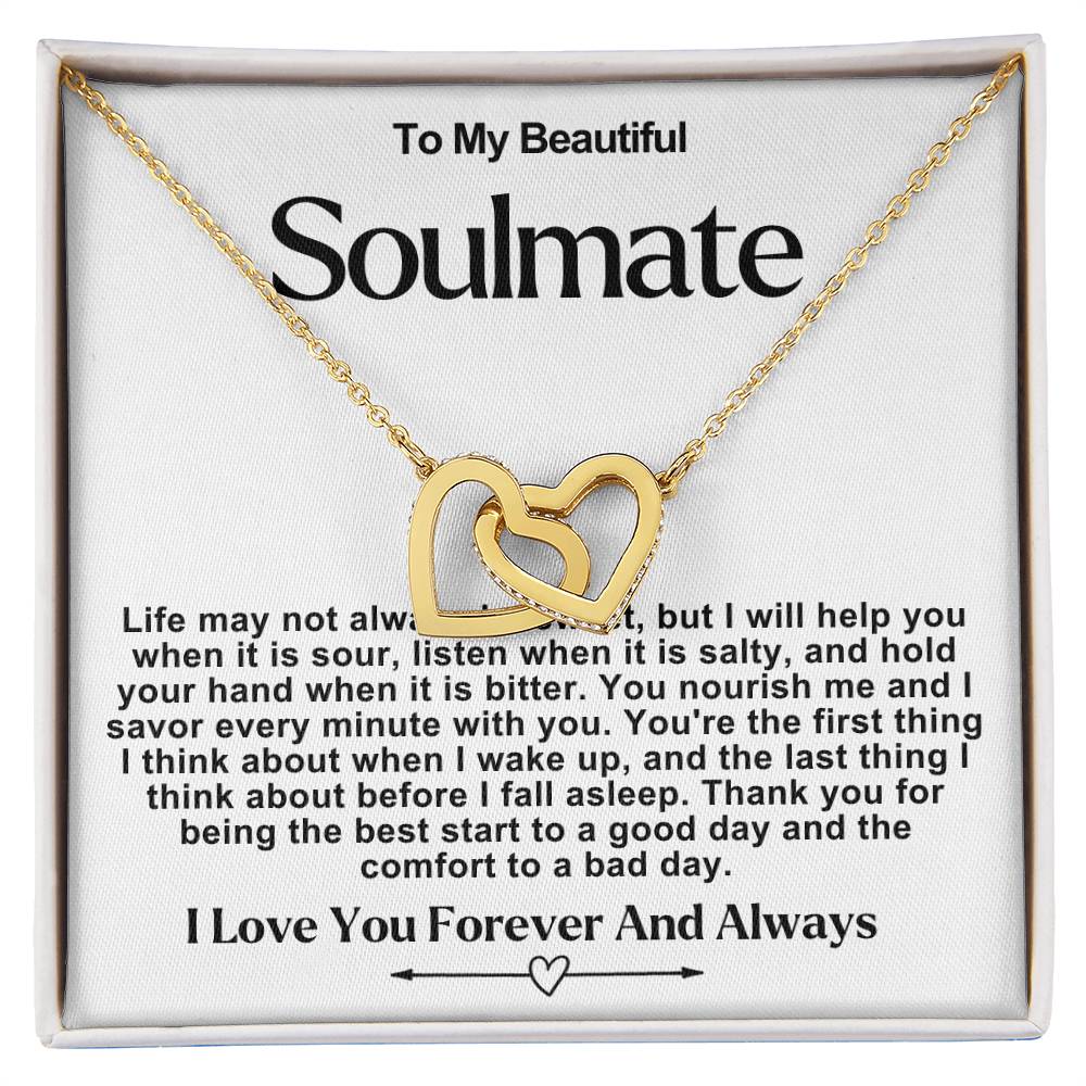 Soulmate Interlocking Hearts Necklace