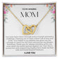 To My Amazing Mom Double Hearts Necklace