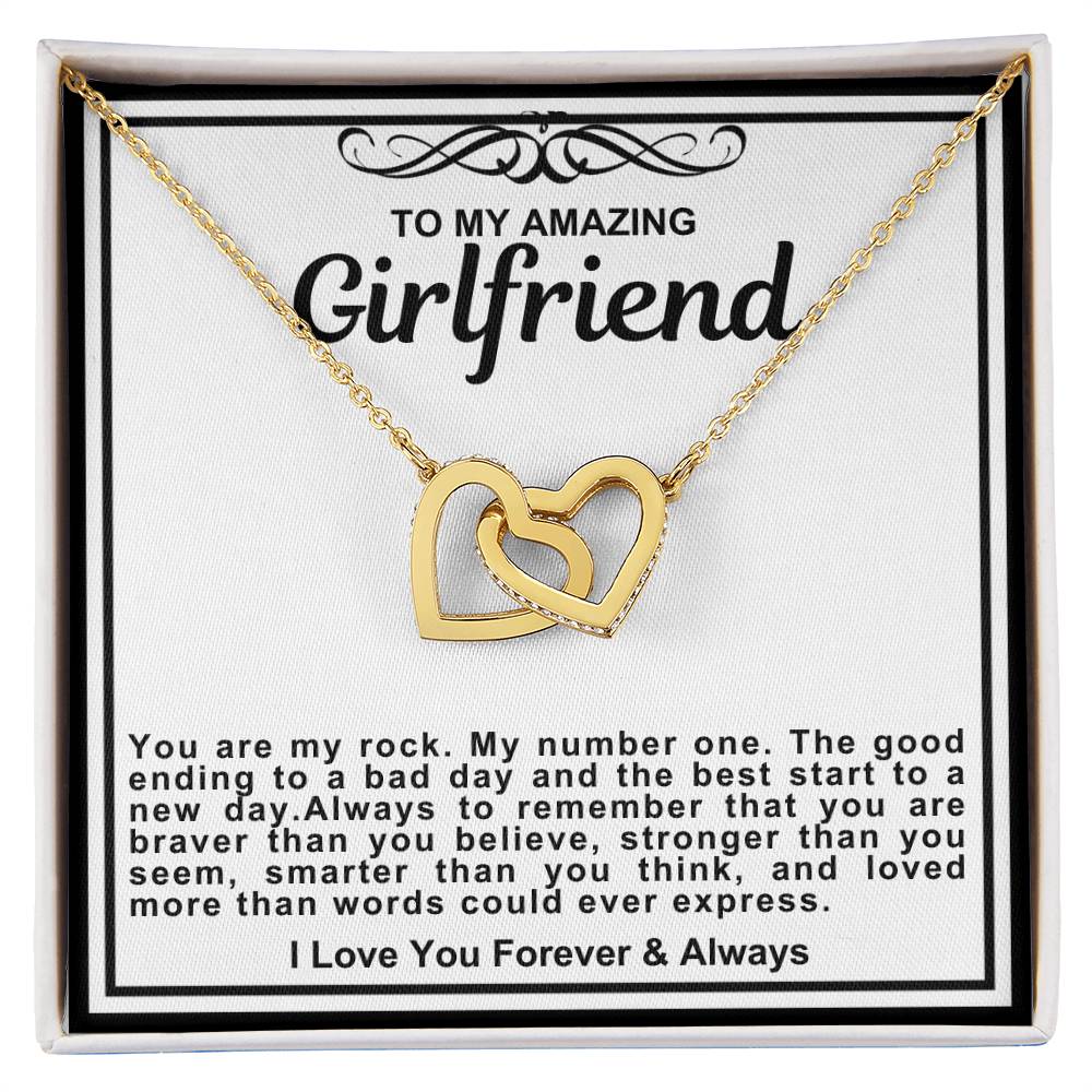 Girlfriend Double Hearts Necklace