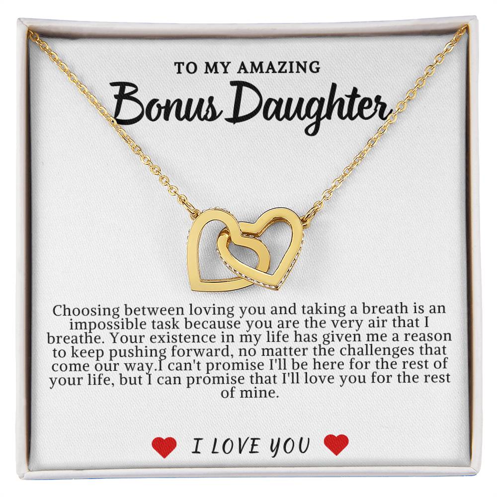 Bonus Daughter Hearts Necklace