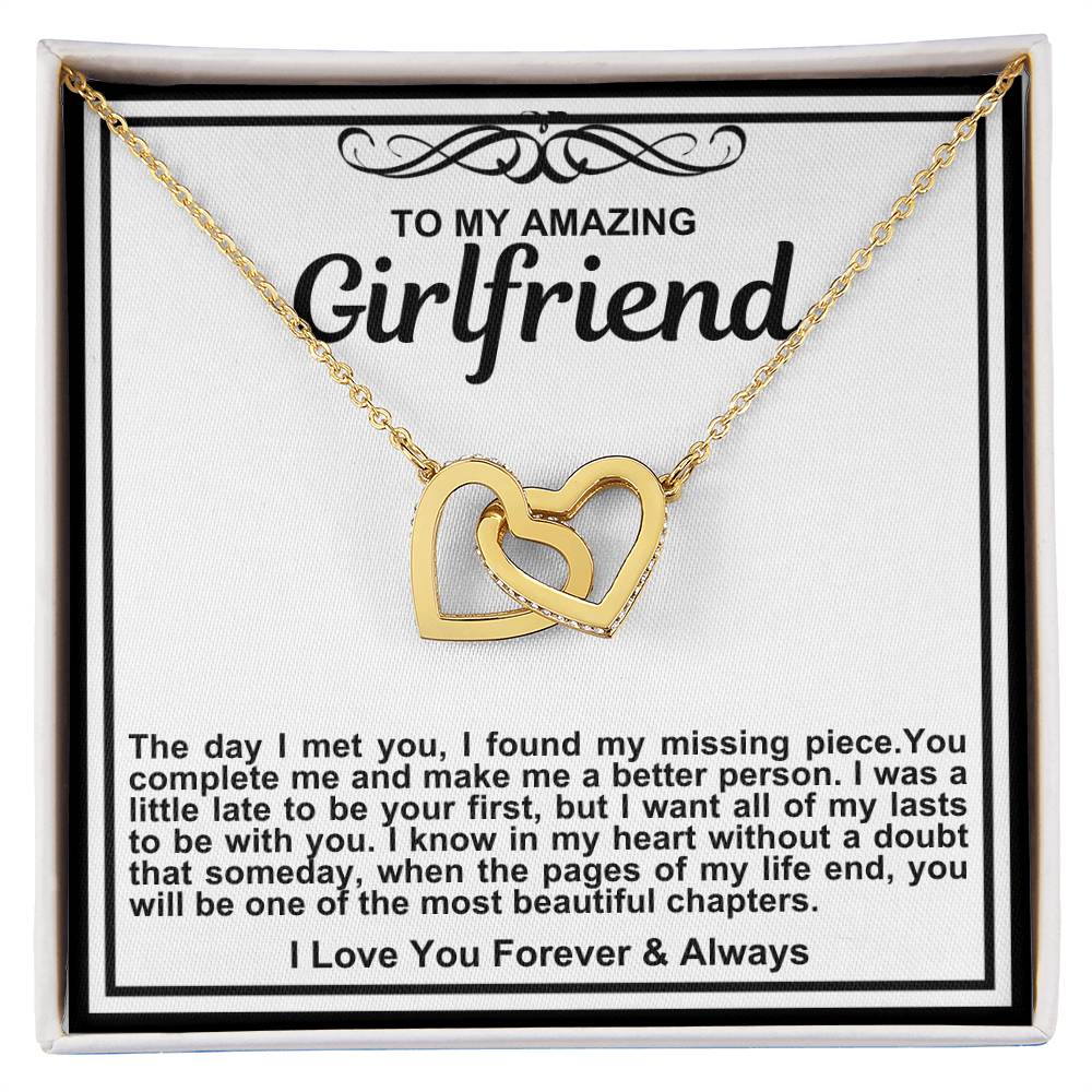 Girlfriend Double Hearts Necklace