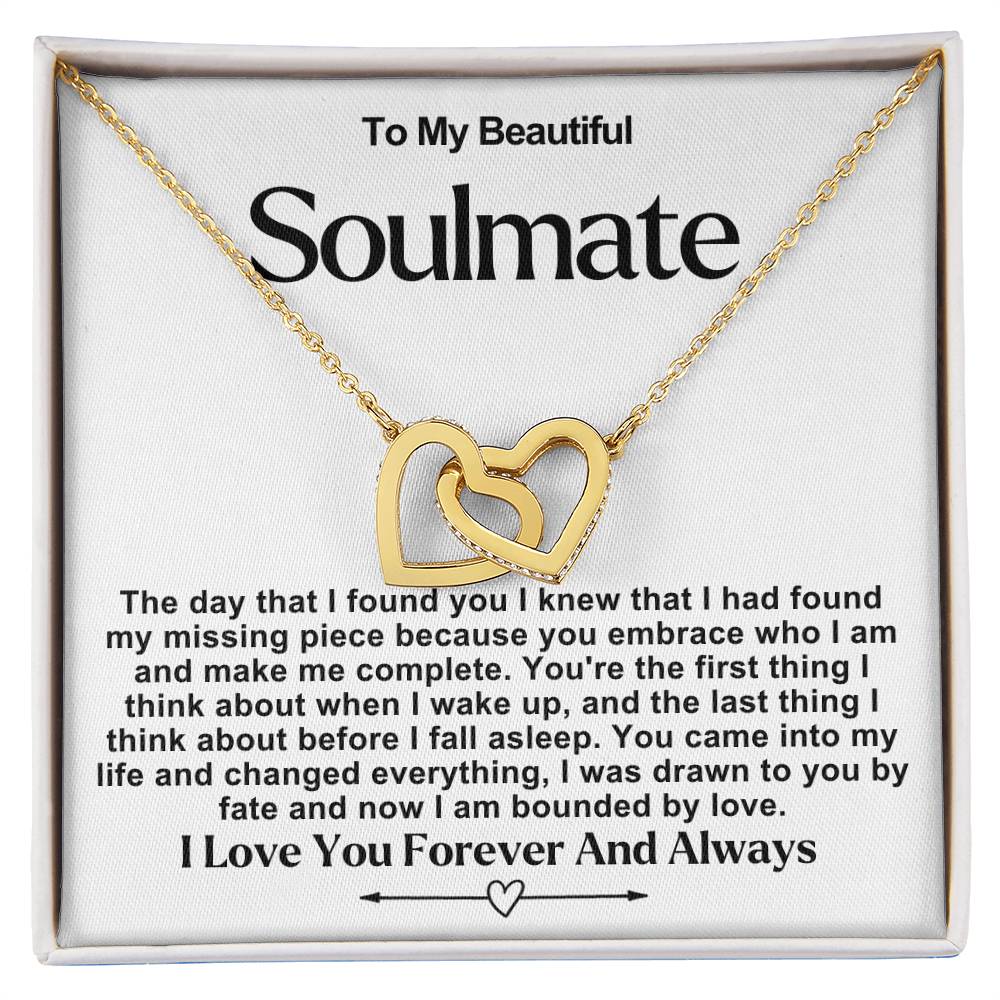 Soulmate Interlocking Hearts Necklace