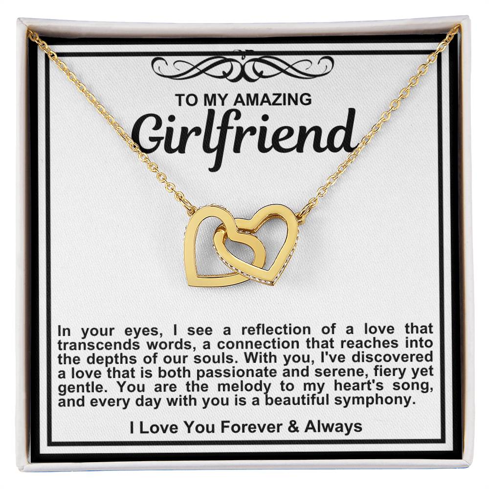 Girlfriend Double Hearts Necklace