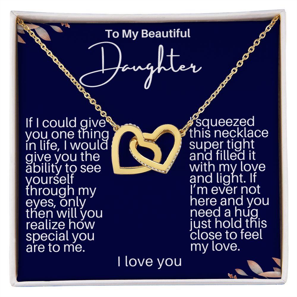 Daughter Hearts Necklace