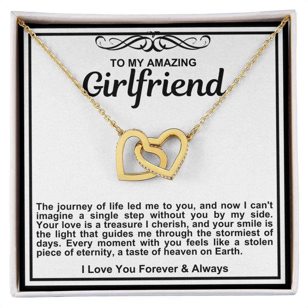 Girlfriend Double Hearts Necklace