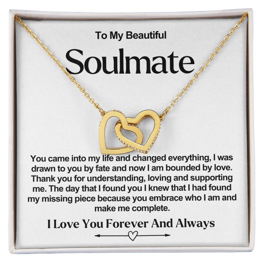 Soulmate Interlocking Hearts Necklace