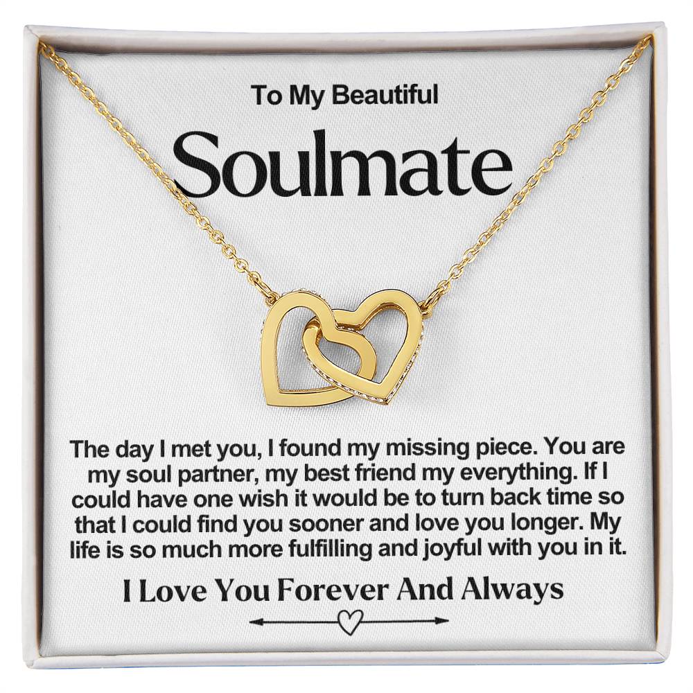 Soulmate Interlocking Hearts Necklace