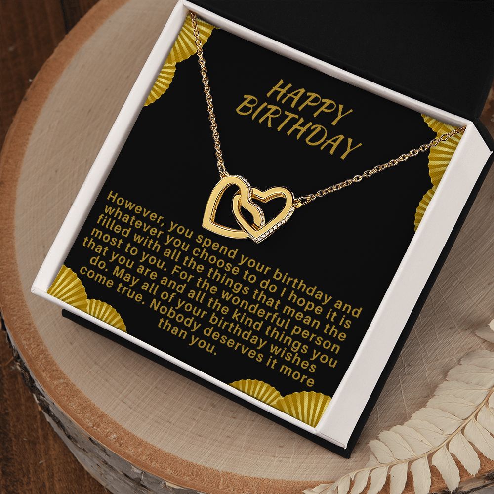 Birthday Hearts Necklace