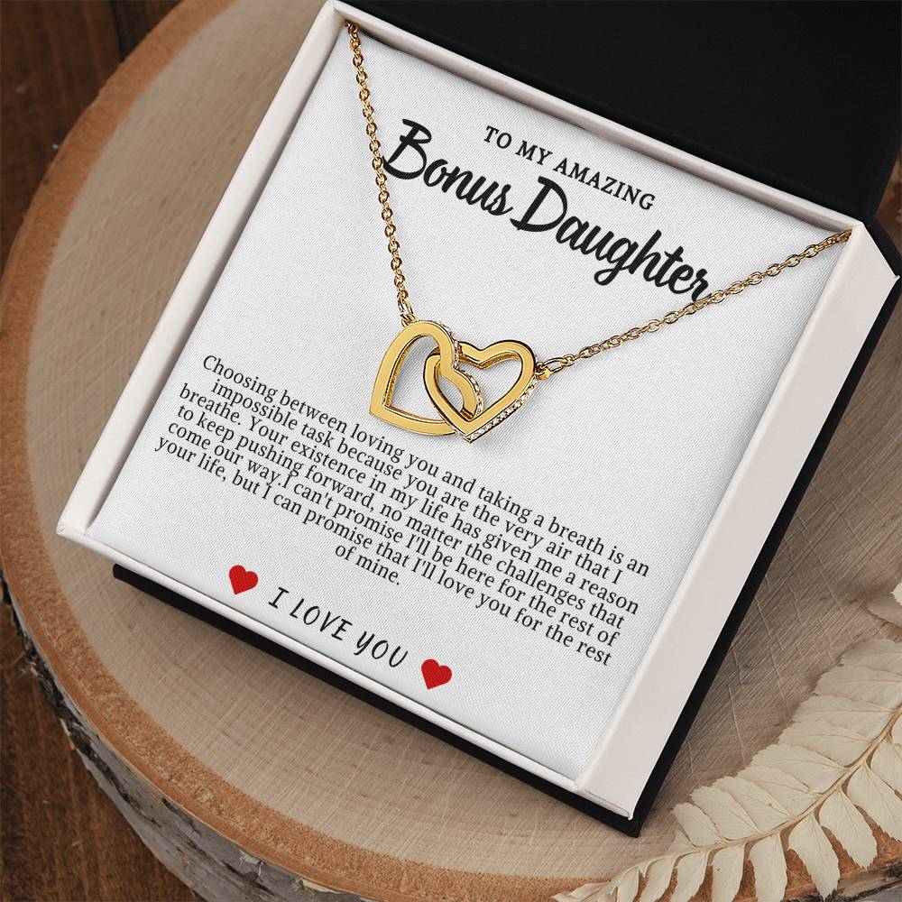 Bonus Daughter Hearts Necklace