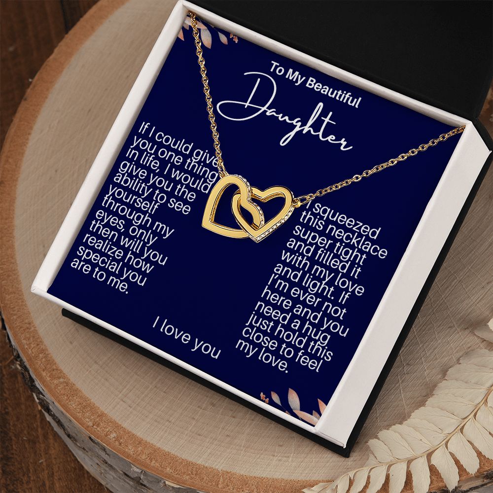 Daughter Hearts Necklace