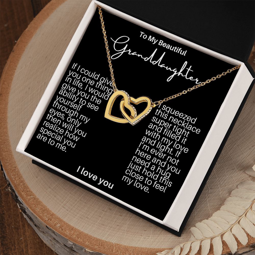 Granddaughter Hearts Necklace