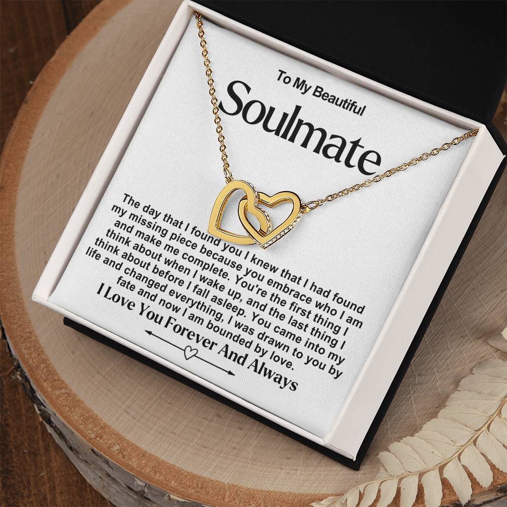 Soulmate Interlocking Hearts Necklace