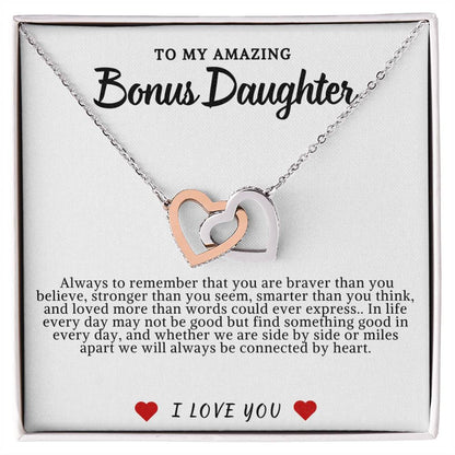 Bonus Daughter Hearts Necklace