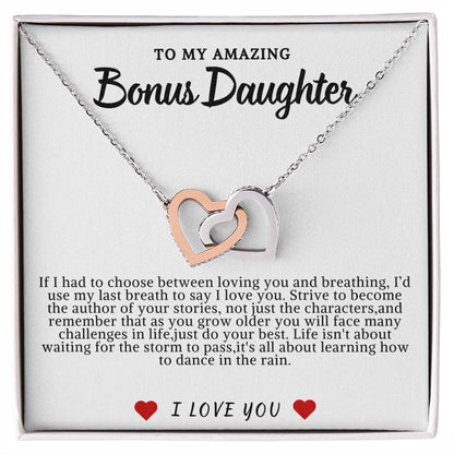 Bonus Daughter Hearts Necklace