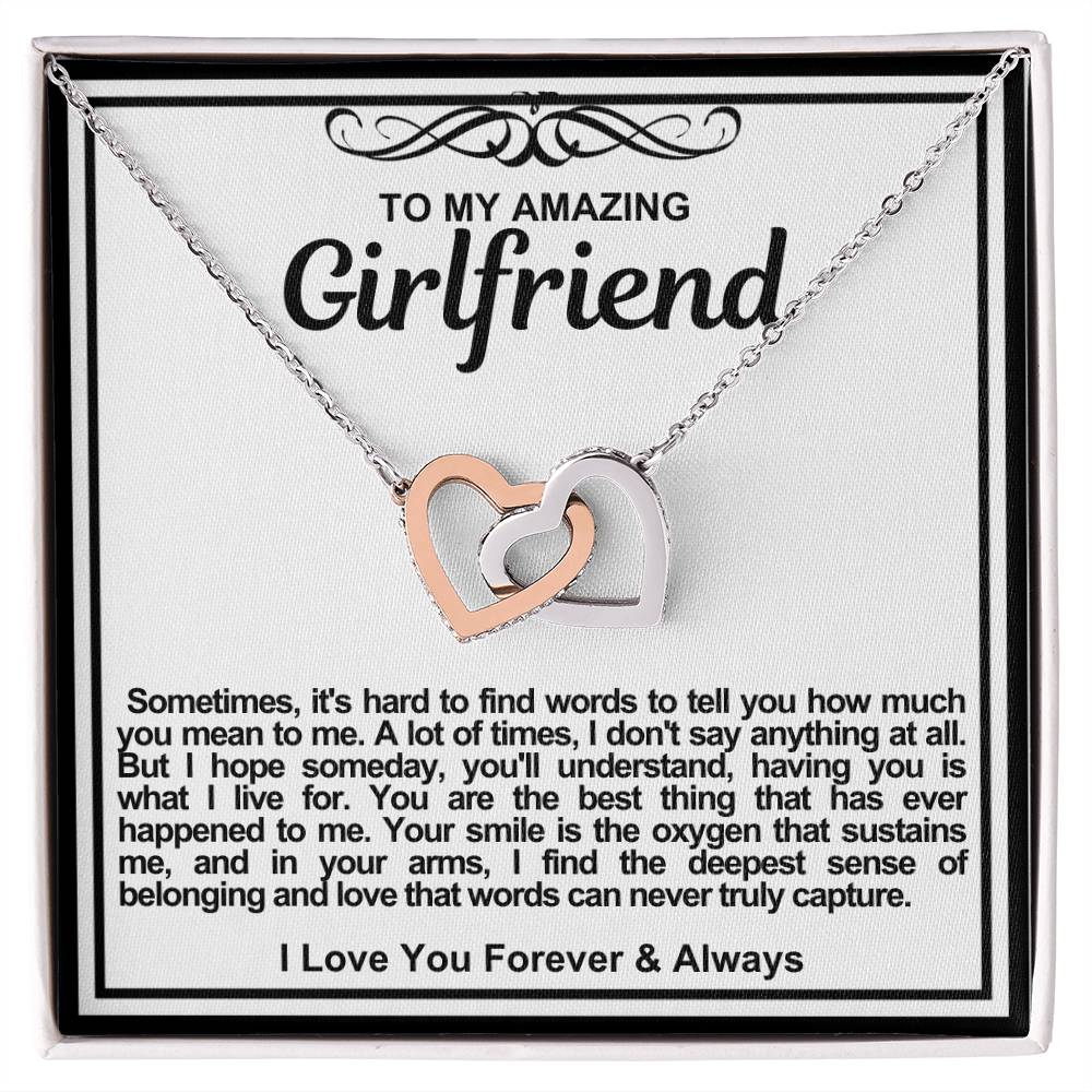 Girlfriend Double Hearts Necklace