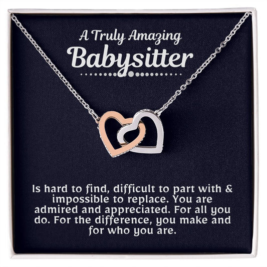 Babysitter Heart Necklace