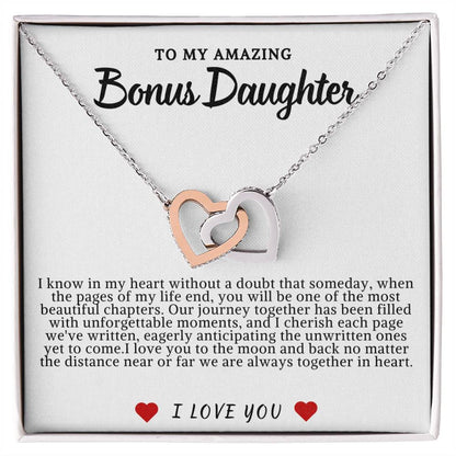 Bonus Daughter Hearts Necklace