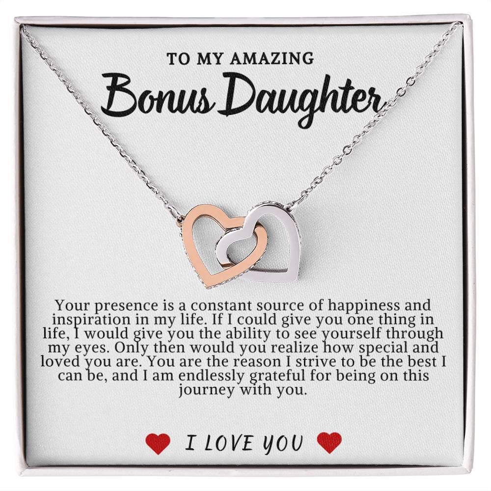 Bonus Daughter Hearts Necklace