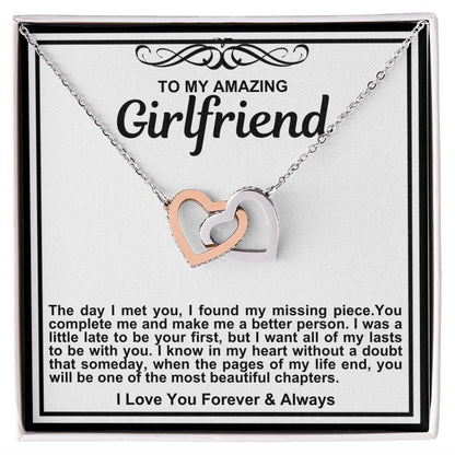 Girlfriend Double Hearts Necklace