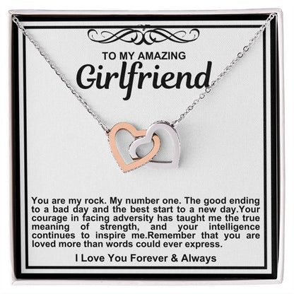 Girlfriend Double Hearts Necklace