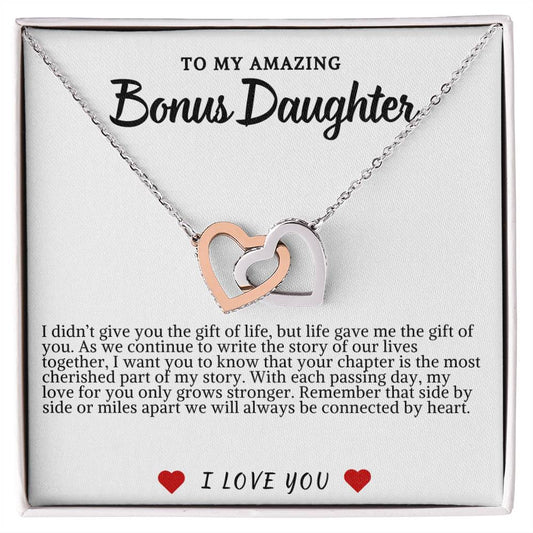 Bonus Daughter Hearts Necklace